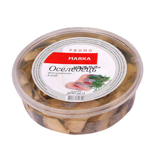 Пресерви осел.в олії Marka Promo 500г
