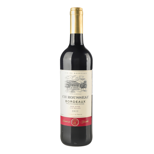 Вино CH Rousseau Rouge ч/сух 12,5% 0,75л