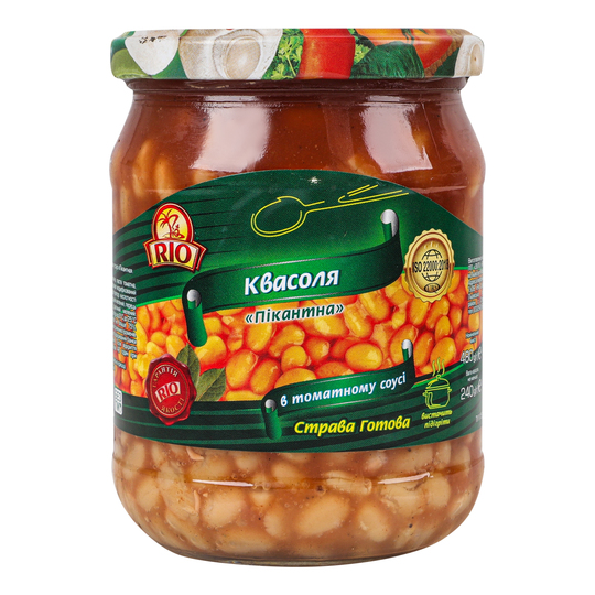 Квасоля в томатному соусі Pio 480мл