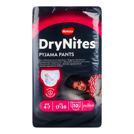 Трусики ніч.Huggies Д.Найтсдів.4-7р.10шт