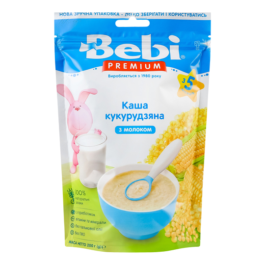 Каша мол.кукурудзяна Bebi Premium 200г