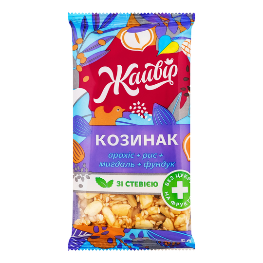 Козинак з мигд.на фр.зі стев.Жайвір 50г