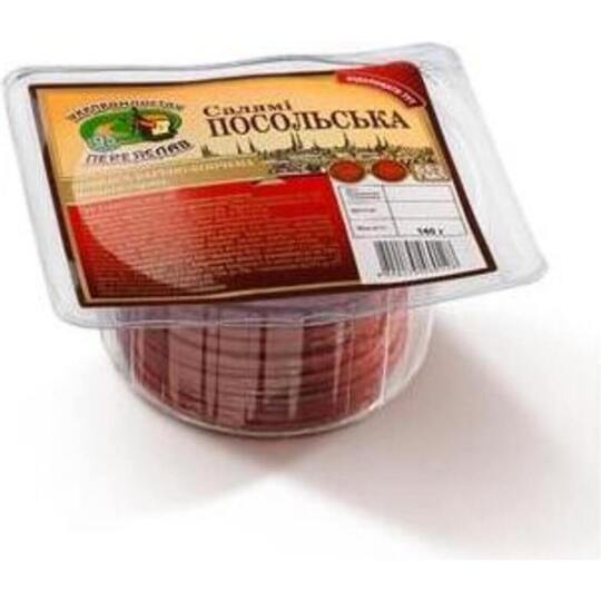 Ковбаса сал.Пос.Укрпром.95 в/к в/г 140г
