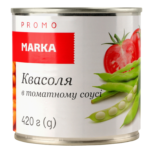 Квасоля в том.с.смачна Marka Promо 420г