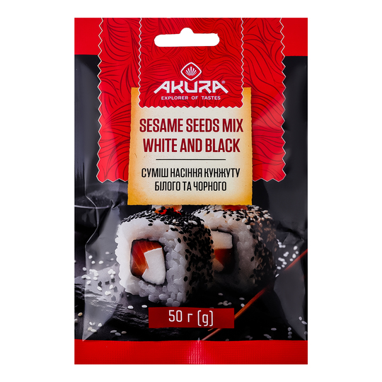 Кунжут суміш білого та чорного Akura 50г