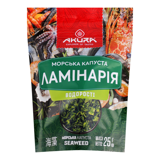 Капуста морська сушена Akura 25г