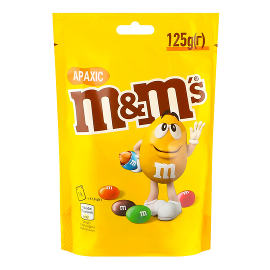 Драже шок.M&M's з арах.мол.шок.125г