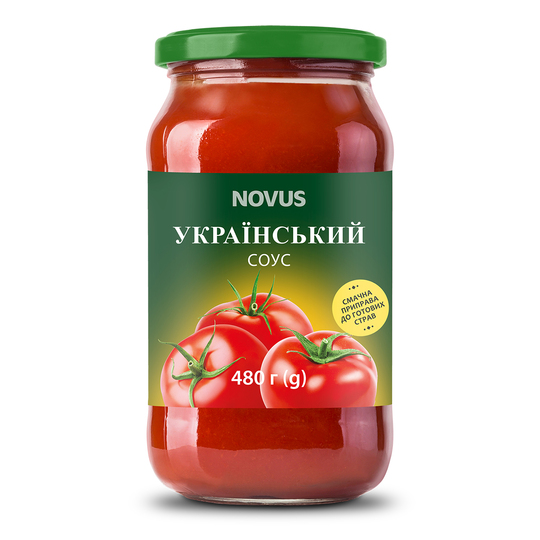 Соус томатний Український Novus 480г