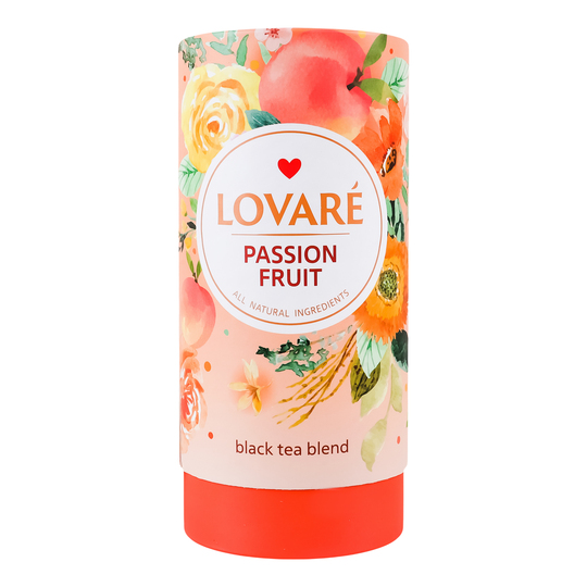 Чай Пристрас.фрукт чор.Lovare туб.80г