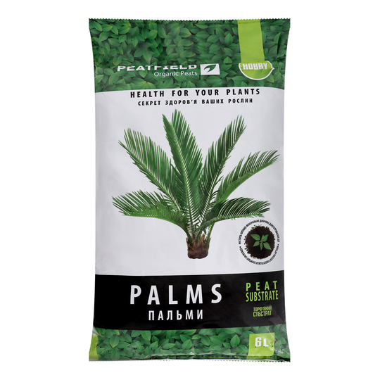 Субстрат торф.Peatfield д/пальм 6л