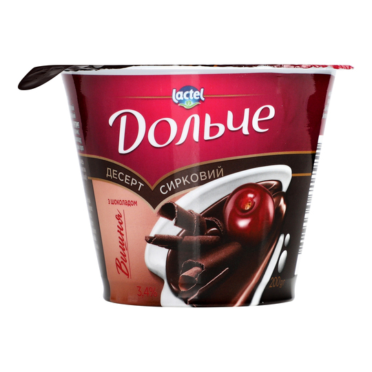 Десерт сирк.3,4% виш.Дольче ст.0,2 кг