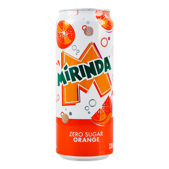 Напій газ.Mirinda Orange Zero 0,33л з/б