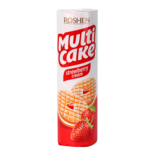 Печиво multicake полун-крем Roshen 180г