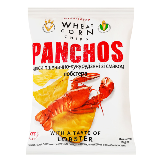 Чипси зі смаком лобстера Panchos 82г
