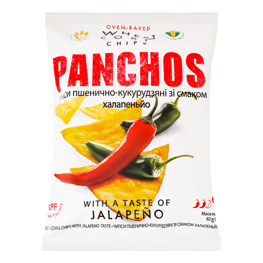 Чипси зі см.перцю халапеньйо Panchos 82