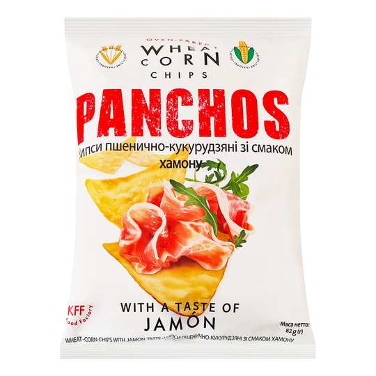 Чипси зі смаком хамону Panchos 82г