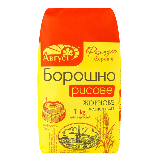 Борошно рис.Формула здоров'я Август 1кг