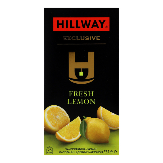 Чай Hillway чорний лимоном ф/к 25*1,5г