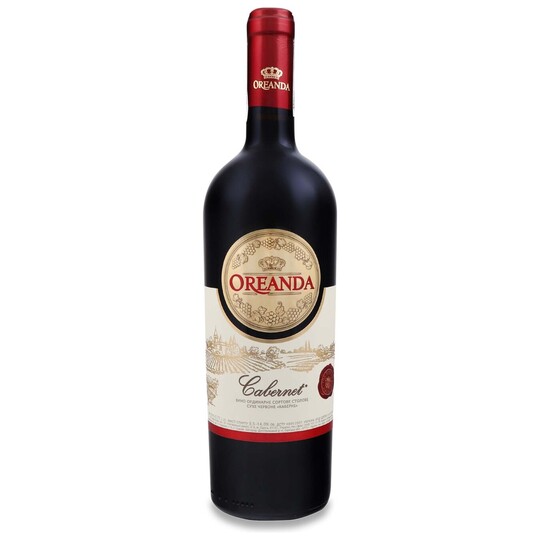 Вино Ореанда Каберне ч/с14%0,75л