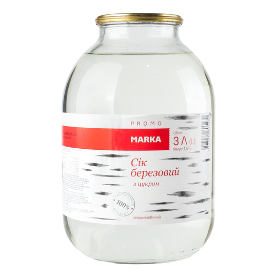 Сік берез.з цукром Marka Promo 3л