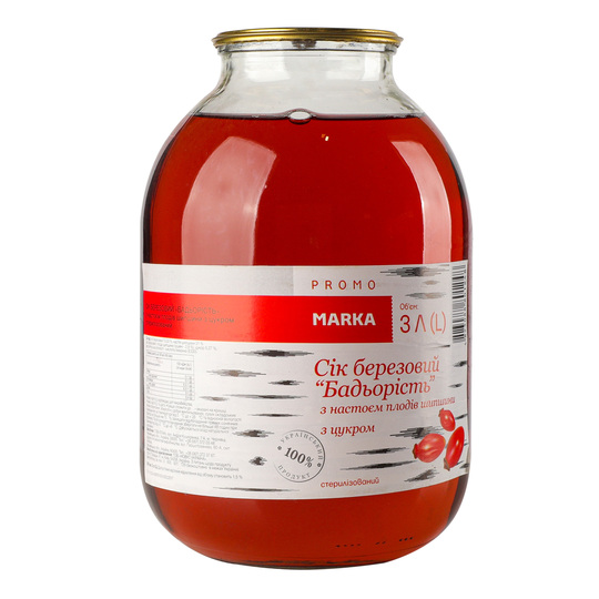 Сік берез.Бадьорість Marka Promo 3л