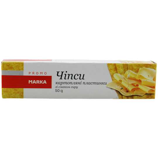 Чипси карт. сир Marka Promo 50г