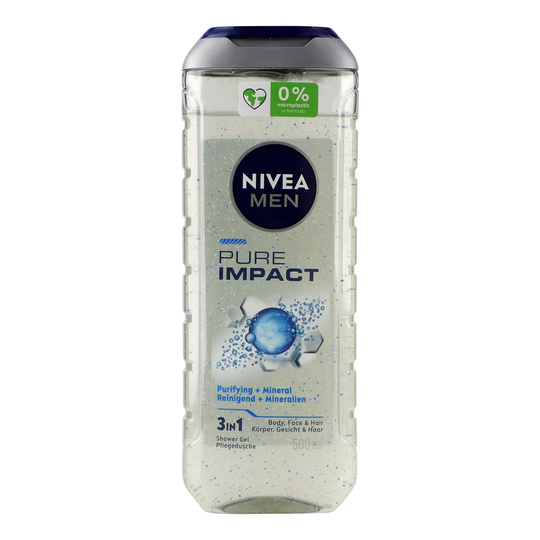 Гель для душу Pure ImpactNIVEA MEN 500мл