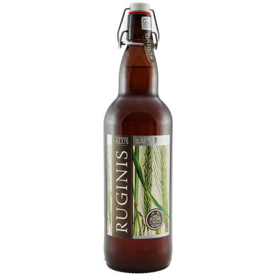 Пиво св. неф.Ruginis 5,2% 1л с/пл