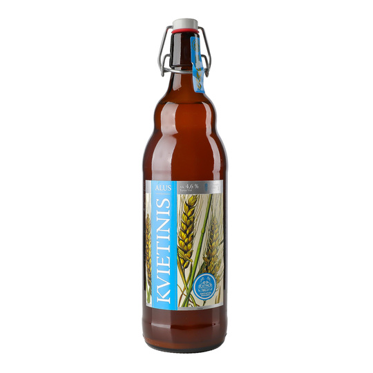 Пиво св. неф. Kvietinis 4,6% 1л с/пл