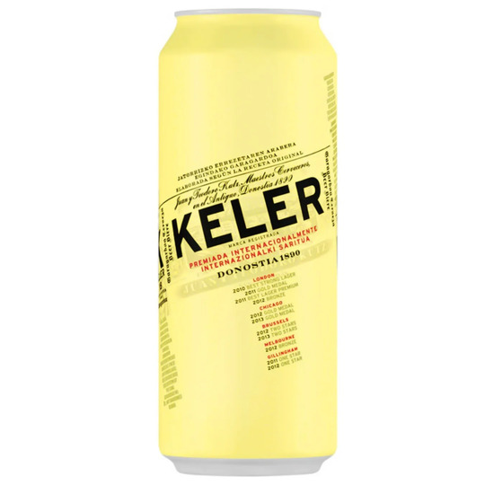 Пиво 0,5л 6,5% Keler світле з/б