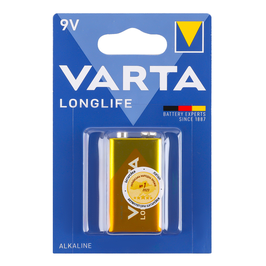 Батарейка Varta Lon.6LR61 BLI 1 Alkaline