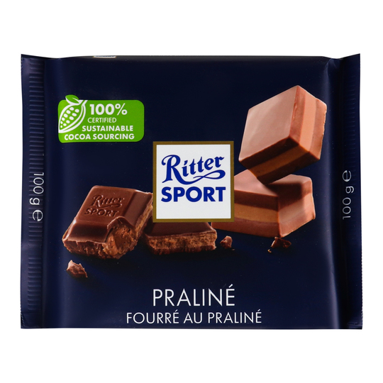 Шоколад мол.нач.прал.Ritter Sport 100г