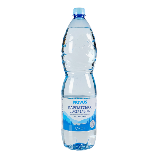 Вода н/газ.Novus Карп.Джерельна 1,5л ПЕТ
