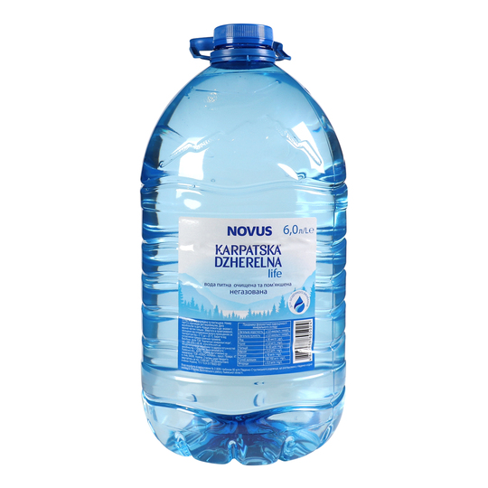 Вода н/газ.Novus Карп.Джерельна 6л ПЕТ
