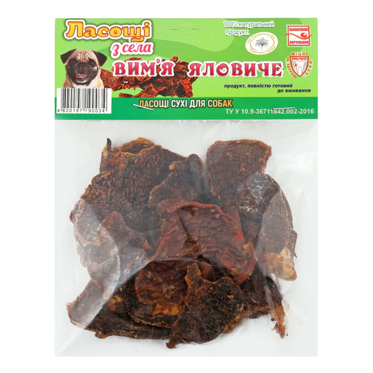 Ласощі суш.д/соб.та к.Вим'я Ял.100г