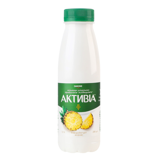 Продукт кислом.Активія Ананас 290г