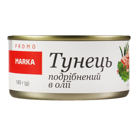 Тунець подр.в олії Marka Promo 185г