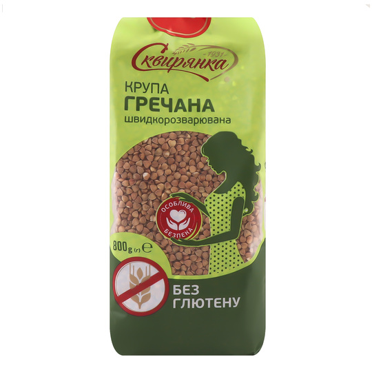 Крупа гречана б/глютену Сквирянка 800г