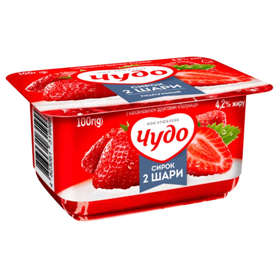 Сирок 4,2% збит.полун.Чудо ван.0,100кг