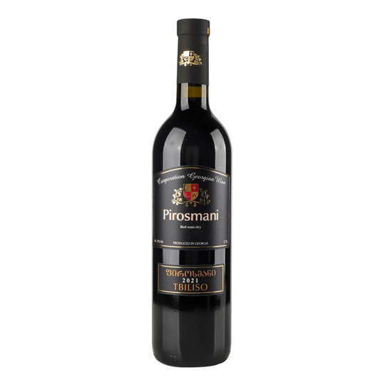 Вино Tbiliso Pirosmani ч/нсухе 12% 0,75л