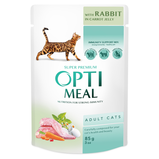 Корм конс.д.кот.крол.Optimeal 85г