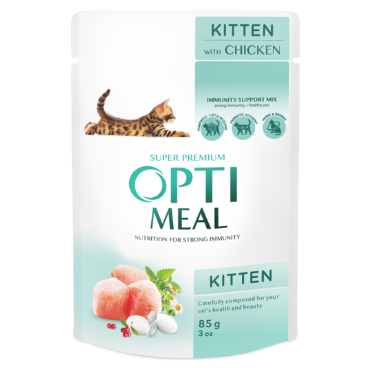 Корм конс.д/кош.кур.Optimeal 85г