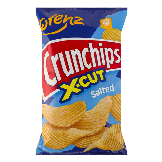 Чипси карт.з сіллю Crunchips x-cut 75г