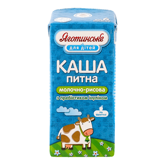 Каша 2% мол.рисо.Яготин Тетра-Брік 200г
