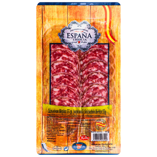 Ковбаса Iberian Espana в/у нар 55г