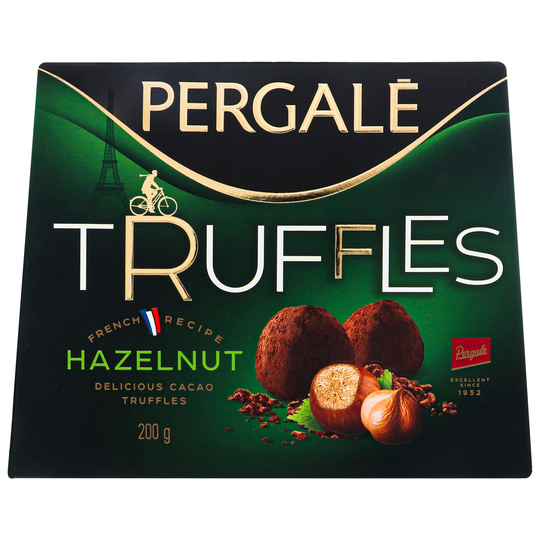 Цукерки Truffles Hazelnut Pergale 200г