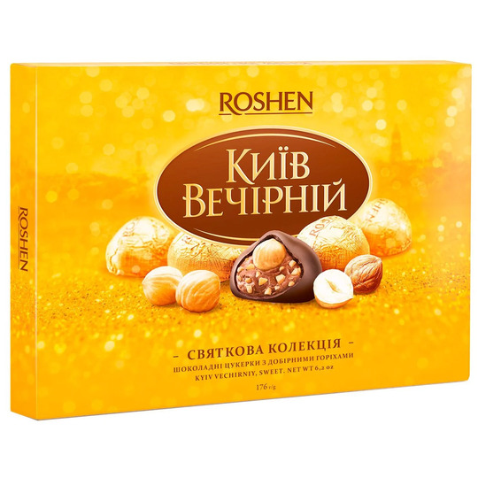 Цукерки Рошен Київ вечірній кор.176г