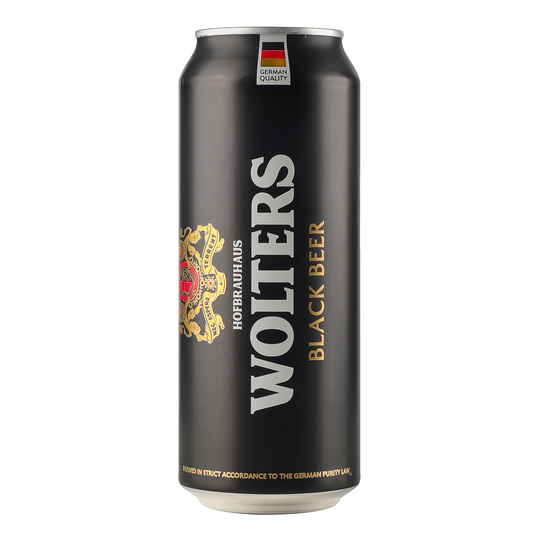 Пиво тем. Wolters Black Beer 5% 0,5л з/б