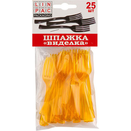 Шпажка "Виделка" 25 шт, Linpac