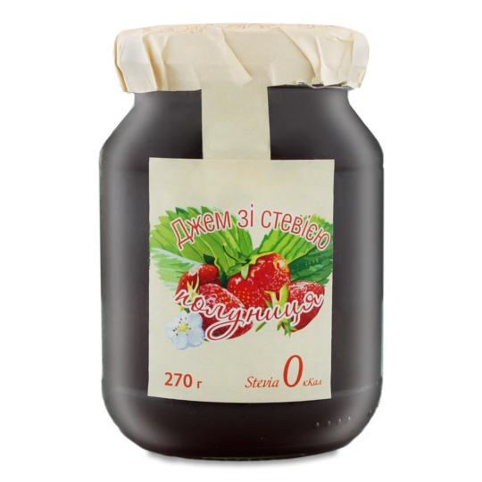 Джем Полуниця Корисна Кондитерська 270г